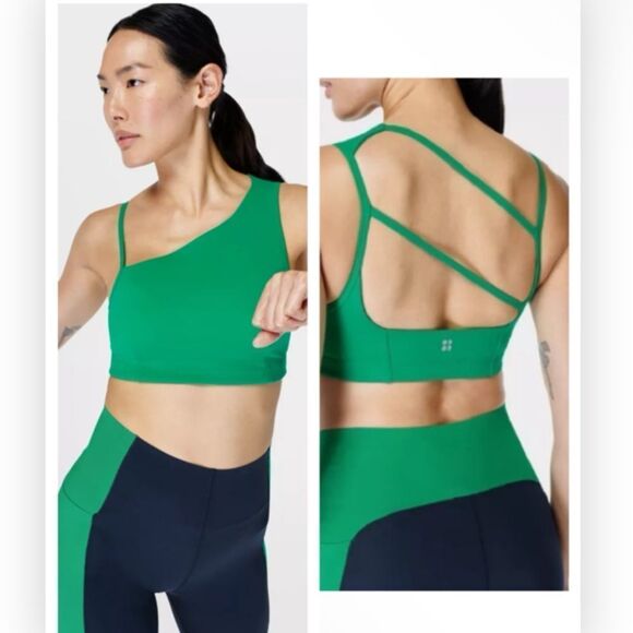 Sweaty Betty NWT Asymmetric Sculpt Bra $68.00 - Picture 1 of 5